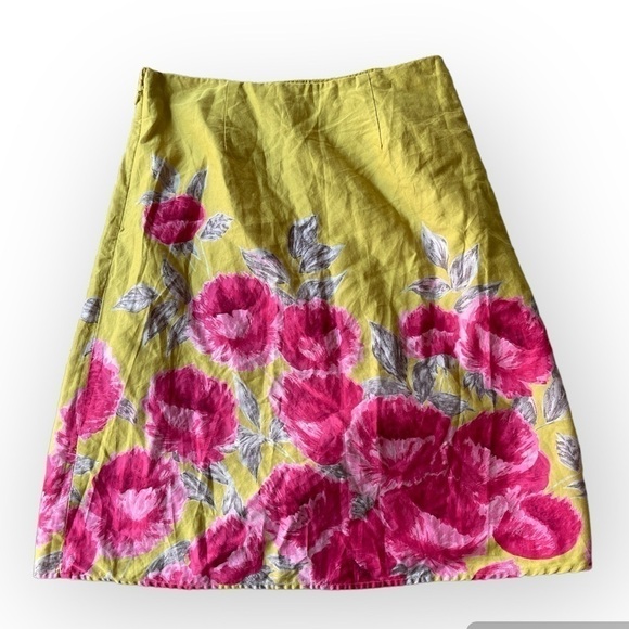 Anthropologie Odille Floral Sequin Skirt - Picture 1 of 5